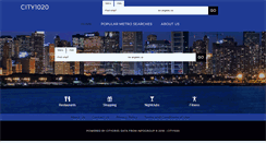 Desktop Screenshot of city1020.com